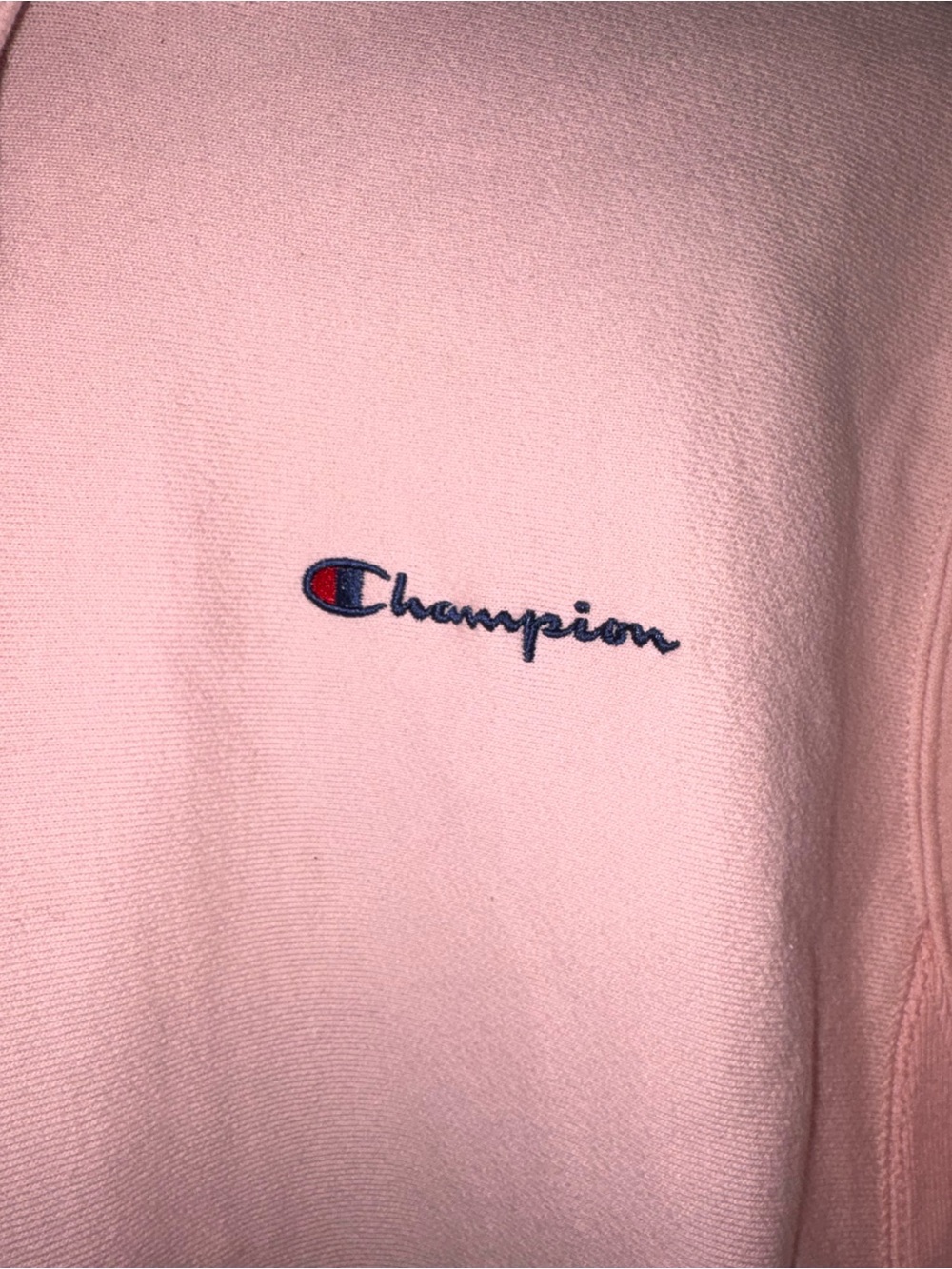 Champion Light Pink Pullover Hoodie - Picture 2 of 5